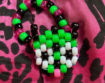 GIR Kandi Charm + Bracelet: Invader Zim Rave Jewelry