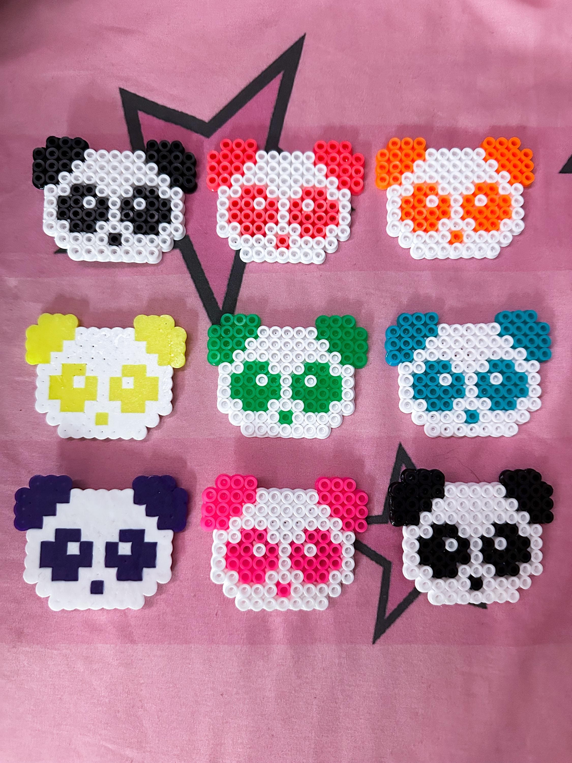 Panda Perler Bead Hair Clip: Handmade Rave Kawaii Accessory - Etsy