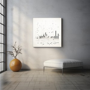 Chic Data Charts, Trendy Minimalist Charts, Stylish Wall Art, Data Analytics Art, Data Art Prints, Minimalist Data Visualization, Digital