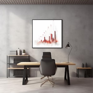 Chic Data Charts, Trendy Minimalist Charts, Stylish Wall Art, Data Analytics Art, Data Art Prints, Minimalist Data Visualization, Digital