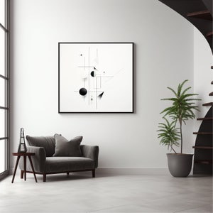 Minimalistic Poster Print, Minimalistic Decor, Modern Print, Geometric Art Poster, Poster, Minimalistic Art, Wall Decor, Digital Download