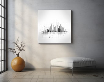 Chic Data Charts, Trendy Minimalist Charts, Stylish Wall Art, Data Analytics Art, Data Art Prints, Minimalist Data Visualization, Digital