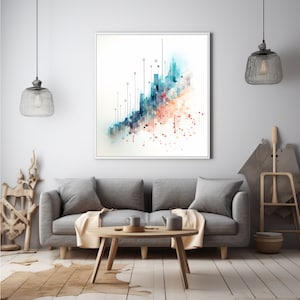 Chique datagrafieken, trendy minimalistische grafieken, stijlvolle muurkunst, data-analysekunst, datakunstprints, minimalistische datavisualisatie, digitaal