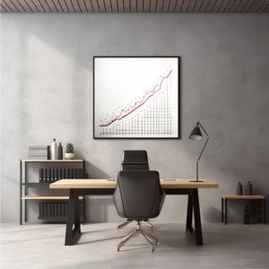 Chic Data Charts, Trendy Minimalist Charts, Stylish Wall Art, Data Analytics Art, Data Art Prints, Minimalist Data Visualization, Digital