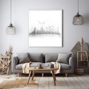 Chic Data Charts, Trendy Minimalist Charts, Stylish Wall Art, Data Analytics Art, Data Art Prints, Minimalist Data Visualization, Digital