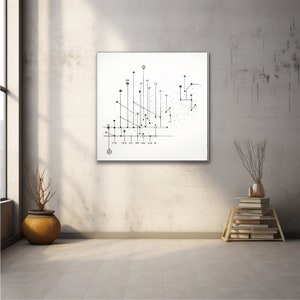 Chic Data Charts, Trendy Minimalist Charts, Stylish Wall Art, Data Analytics Art, Data Art Prints, Minimalist Data Visualization, Digital