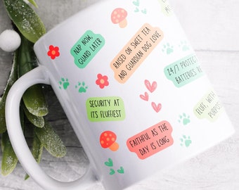 Hundeliebhaber Tasse 11 Unzen, 15 Unzen Schutzhund Geschenk für Hundemutter Tierliebhaber Herdenschutzhund Pyrenäen Anatolian Maremma Akbash Kuvasz
