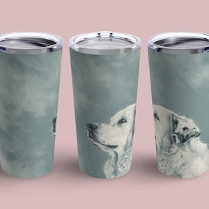 Livestock Guardian Dog Tumbler, Great Pyrenees, Insulated Travel Mug