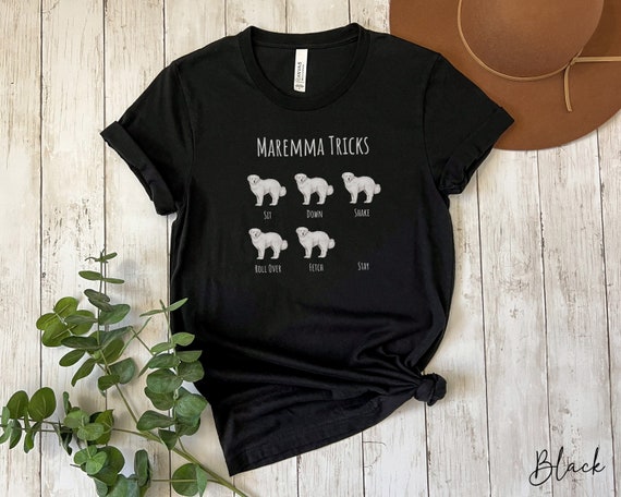 Maremma Tricks Short Sleeve Tee | Maremma Sheepdog Livestock Guardian Dog Owner Gift | Homesteader Gift | Unisex Jersey T-Shirt