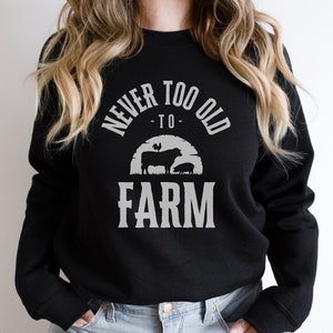 Farming Sweatshirt Home danach Pullover Geschenk für Mädchen vom Land Geschenk für sie Geschenk für ihn Unisex Heavy Blend ™ Rundhals-Sweatshirt