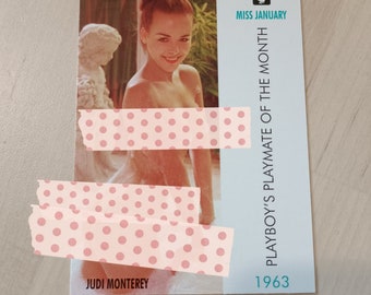 Judi monterey Kaart N 30 Playboy miss januari januari 1963 Trading Card 1993 6,4x8,9 cm