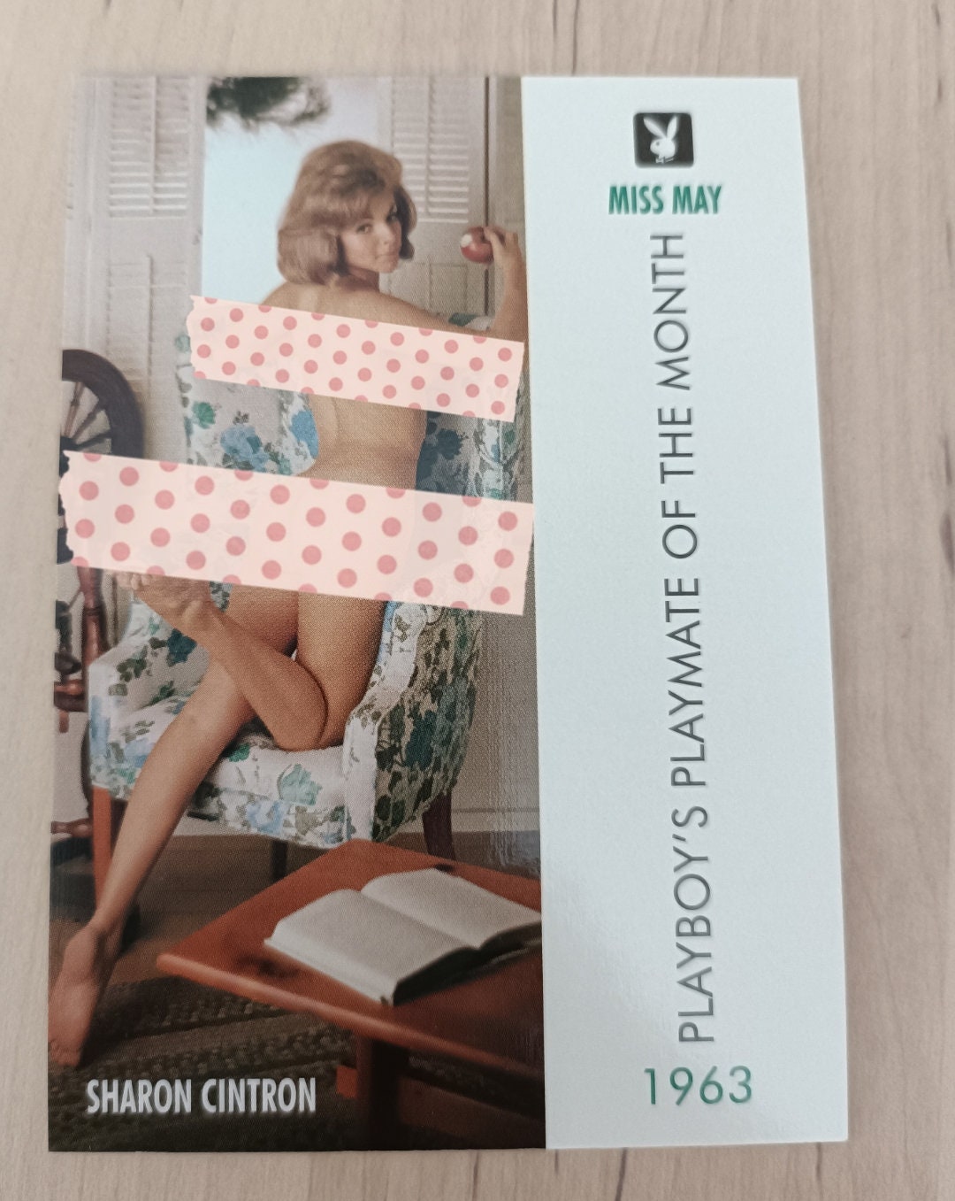 Sharon Cintron Collectors Card N 30 Playboy Miss May May 1963 Trading Card  1995 6.4x 8.9 Cm - Etsy