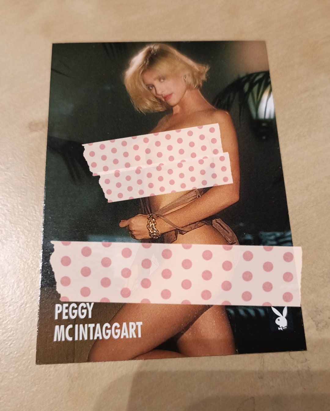 Peggy Mcintaggart Card N 110 Playboy Miss January January 1990 Trading