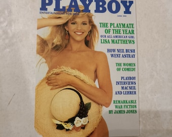 Lisa Matthews Card N 112 Playboy cover June June 1991 Trading Card 1996 6.4x8.9 cm diana jordan