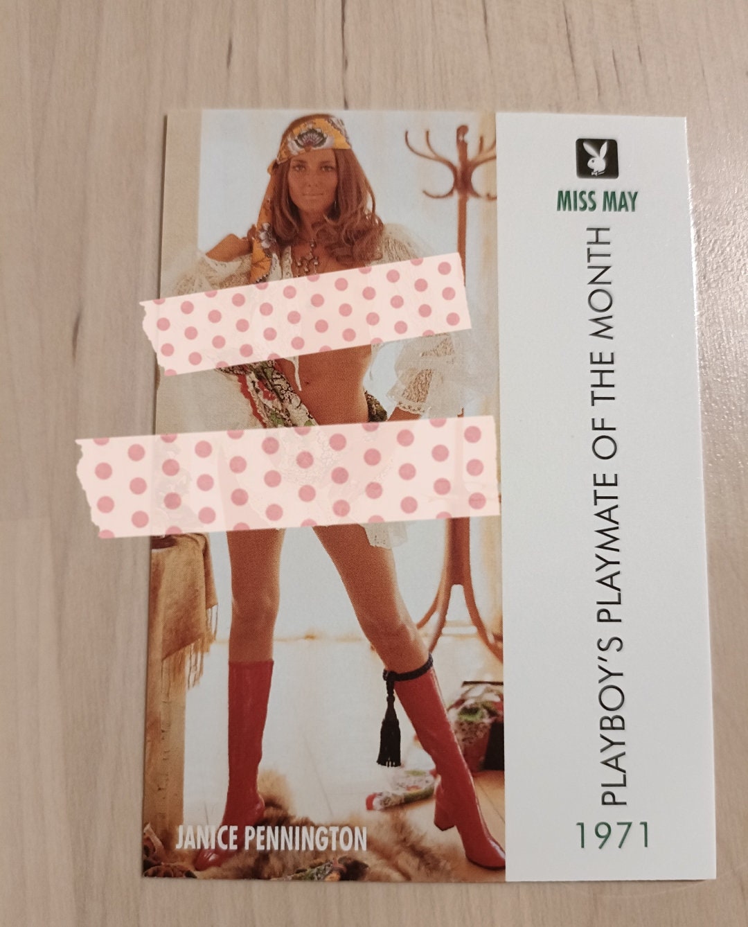 Janice Pennington Trading Card N 54 Playboy Miss May May 1971 - Etsy