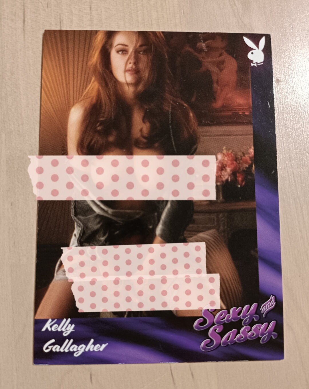 Kelly Gallagher Collector's Card N 32 Playboy Sexy & Sassy Trading Card