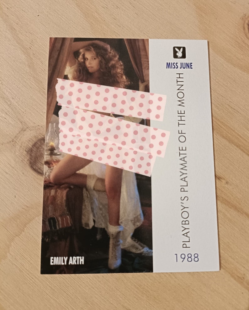Emily Arth Card N 105 Playboy Miss June June 1988 Trading Card 1996 6.4x8.9 Cm - Etsy