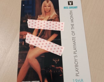 Connie kreski Card N 45 Playboy miss January January 1968 Trading Card 1993 6.4x8.9 cm