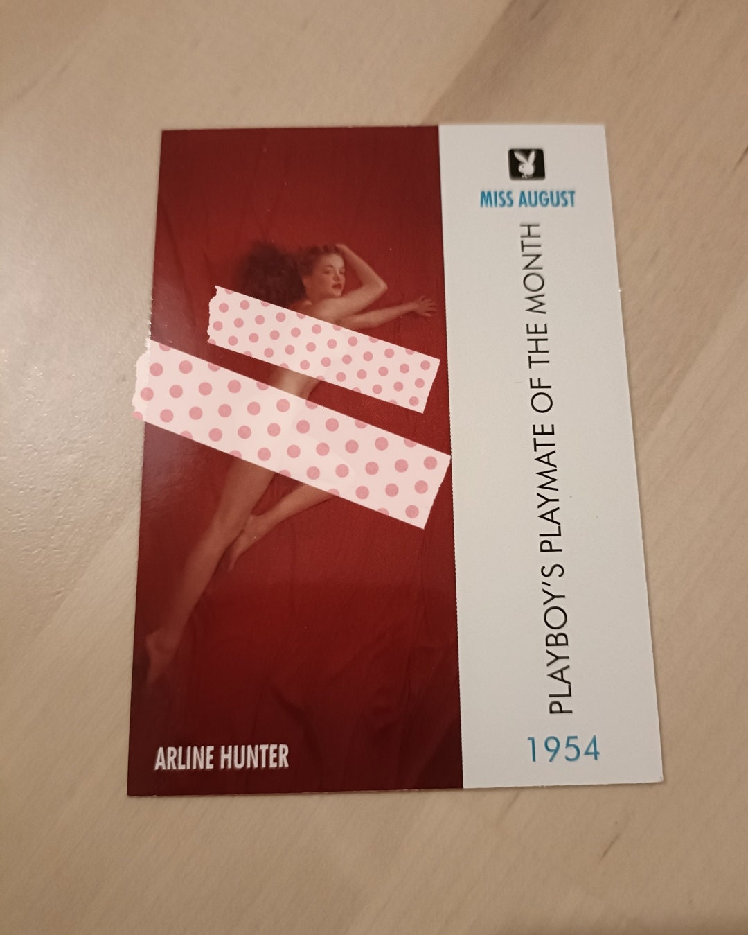 Arline Hunter Card N 3 Playboy Miss August August 1954 Trading Card 1996 6.4x8.9 Cm - Etsy