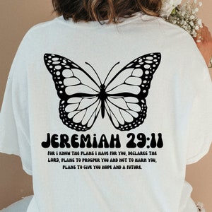 Jeremiah 29:11 God Has A Plan For You, Women Christian Shirt, Christian Gift, Bible Verse Shirt, Worship Leader Shirt, Woman Prayer Shirt