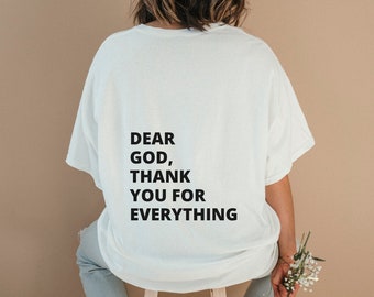 God bedankt voor alles trendy christelijk shirt esthetische christelijke kleding christelijke streetwear christelijke kleding christelijk bijbelvers