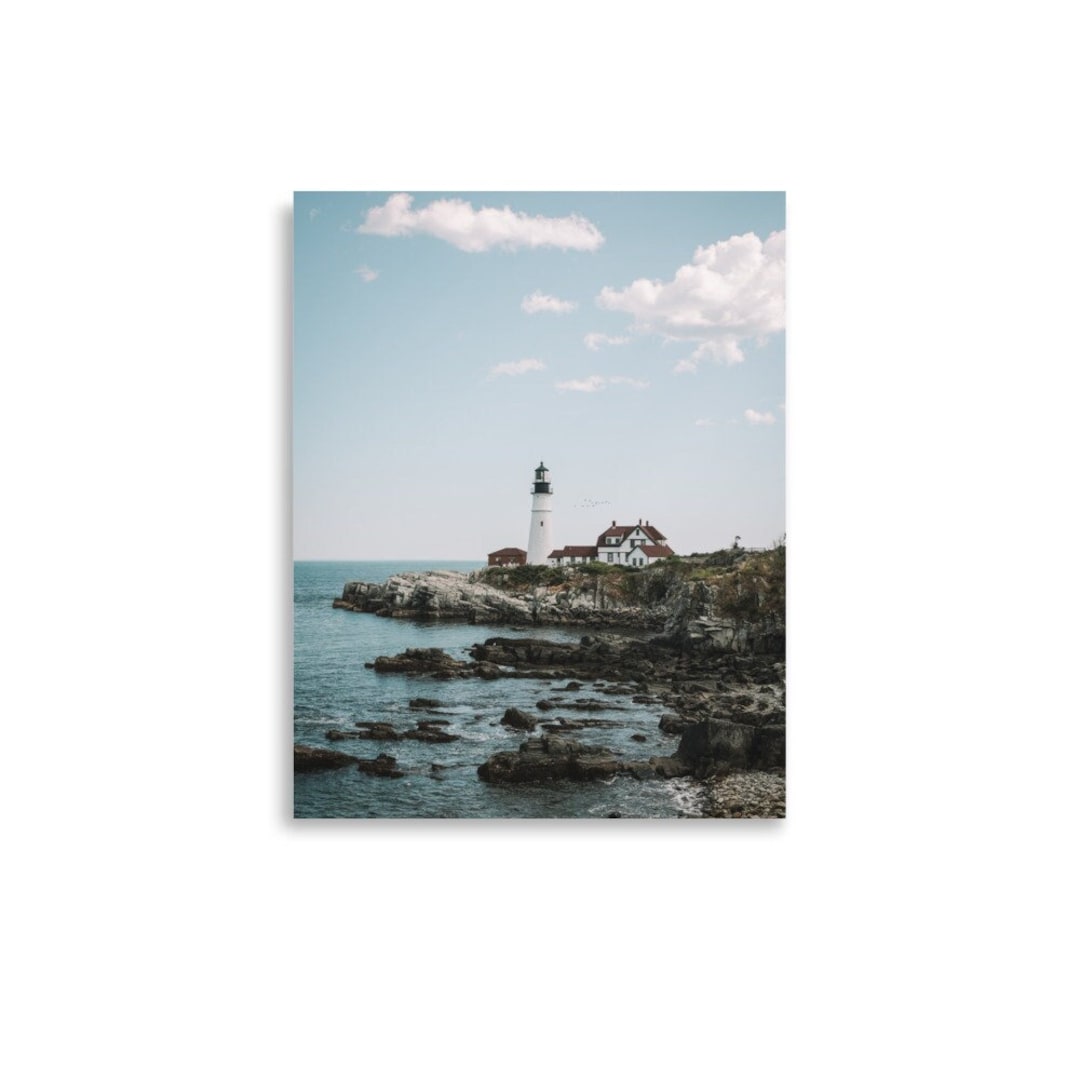 Portland Head Lighthouse - Coastal Maine Wall Art - Etsy