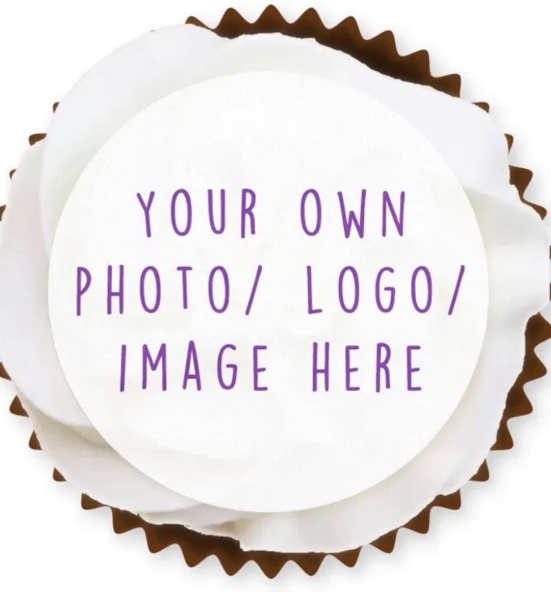 Personalised Edible Cupcake Toppers Etsy