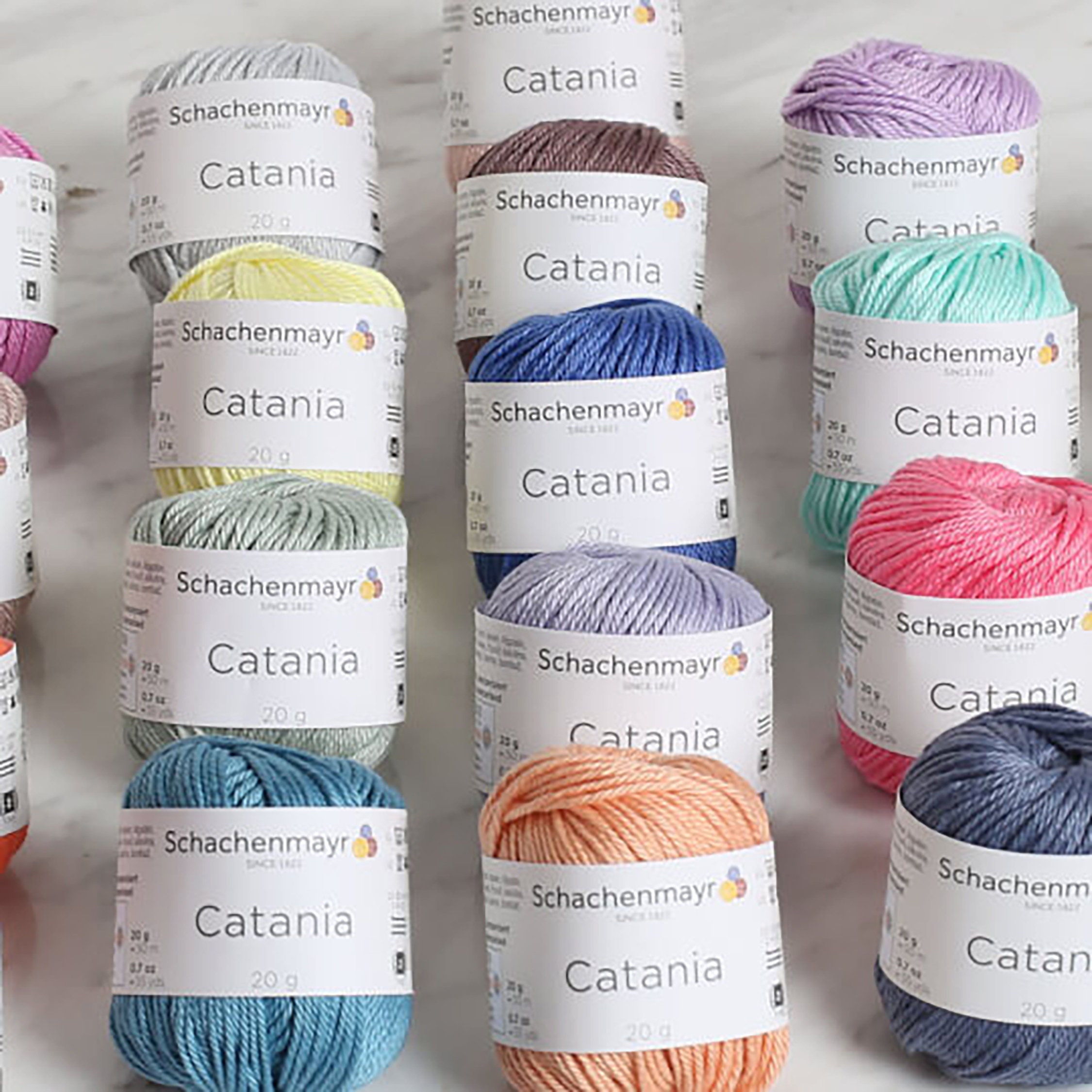 Smc Catania Amigurumi Kit, Pastel Colors, Amigurumi Cotton Yarns, Shiny