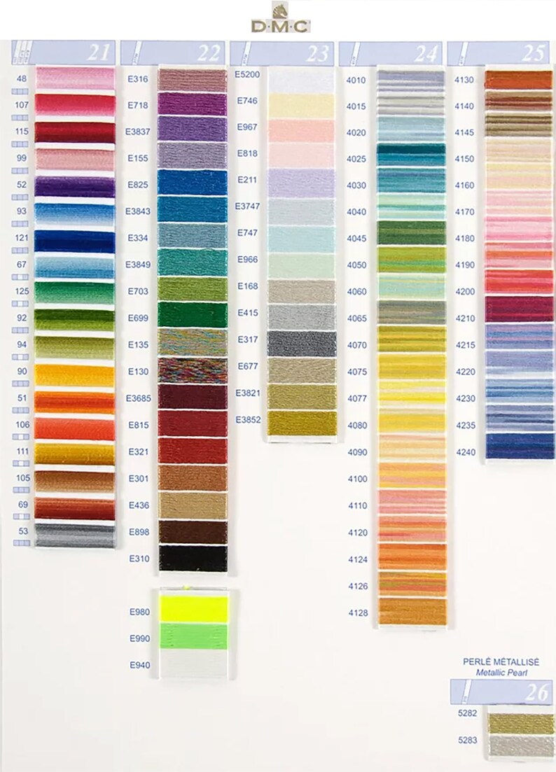 DMC Embroidery Floss Pick Your Color and Quantity DMC Thread Etsy Canada