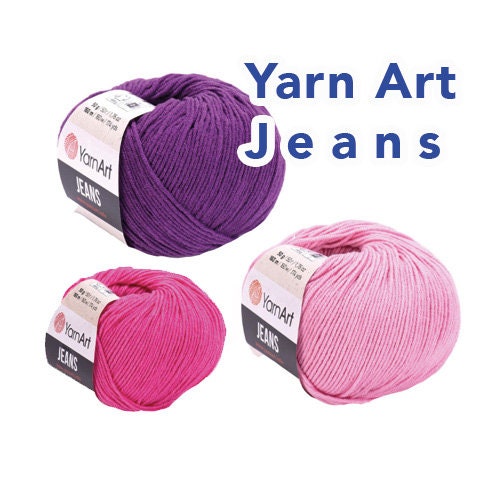 Soft Cotton Amigurumi Doll Animal Yarns, Yarn Art Jeans Yarn, Full