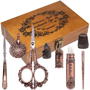 Vintage Sewing Kit Complete Set With All Essential Tools - Temu