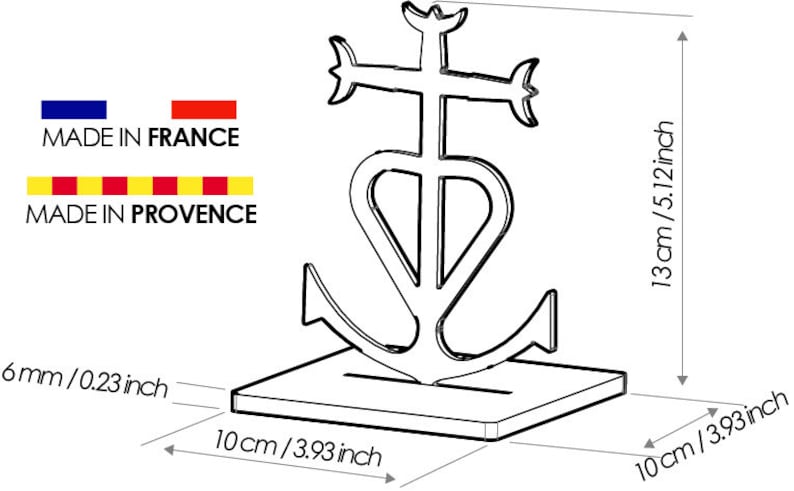 Camargue Cross / Guardians' Cross on base / to stand image 10