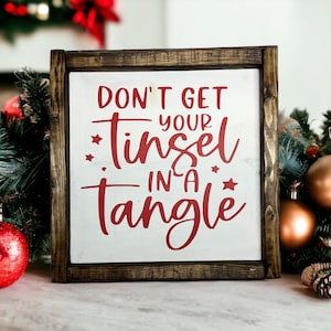 Wood Christmas sign decor Rustic Farmhouse Christmas