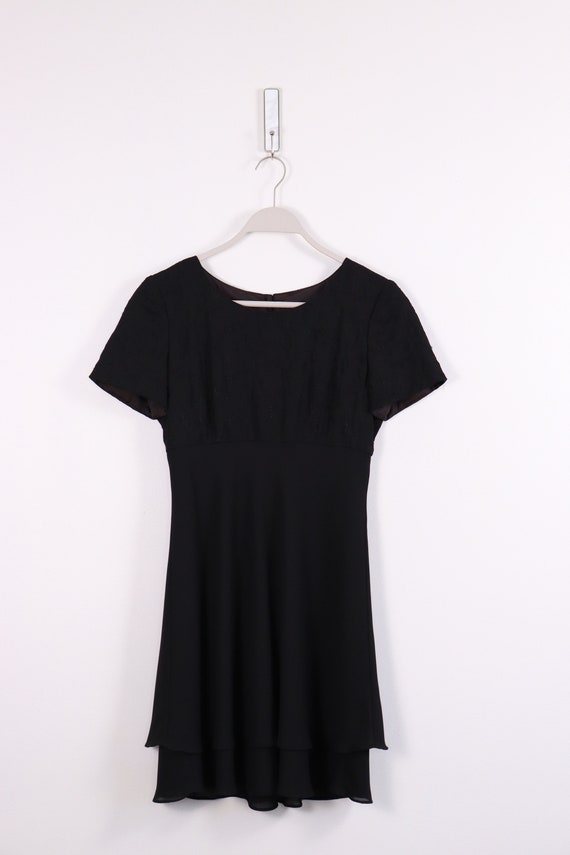 Vintage Donna Ricco NY Little Black Dress - SMALL