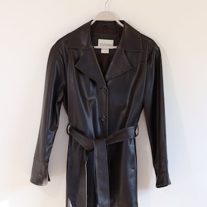 Kylie Adeleide Leather Jacket In Expresso Brown