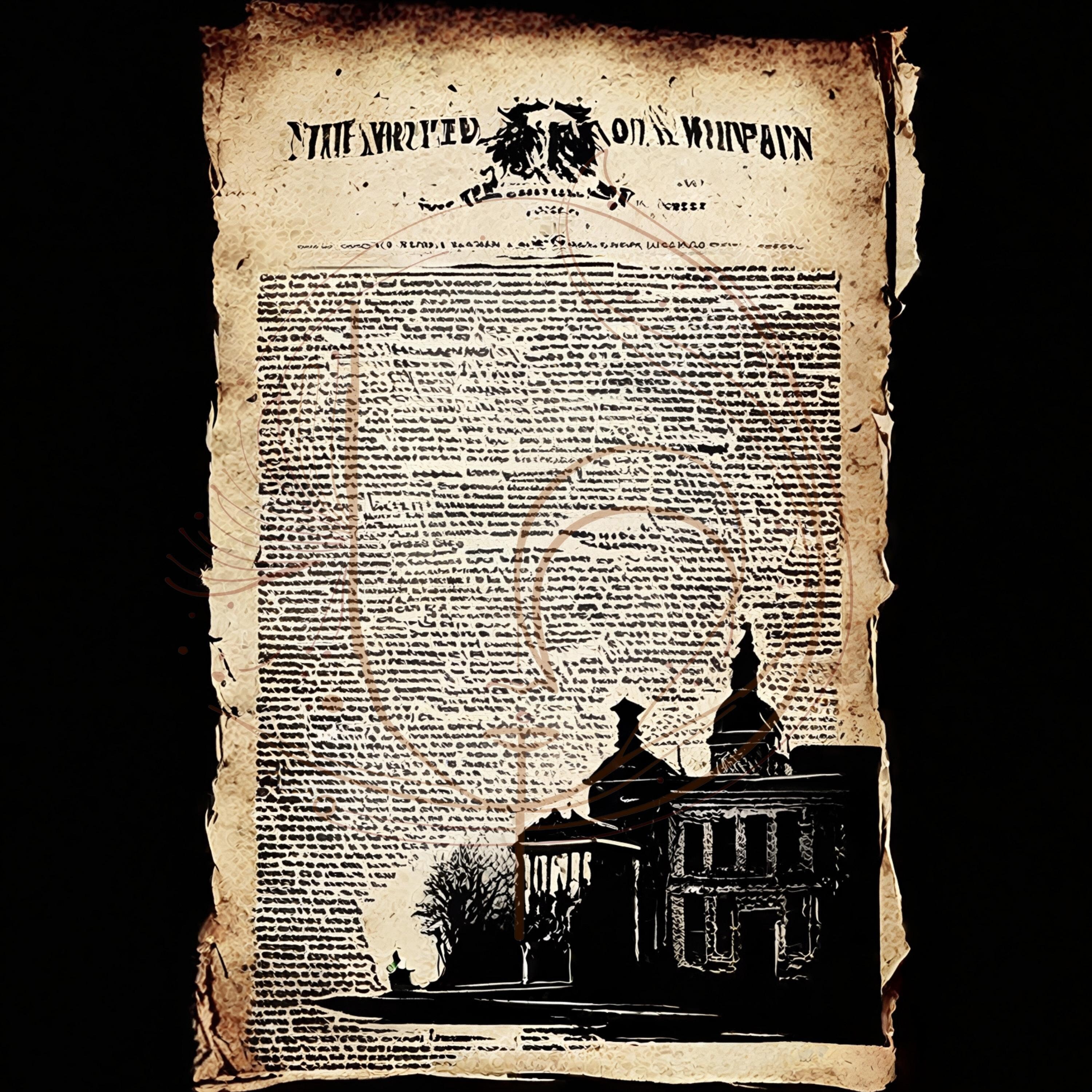 Vintage Written Newsprint printable Jpg Page With Ephemera, Cover, Card, Fussy Cut, Tag, Vintage ...
