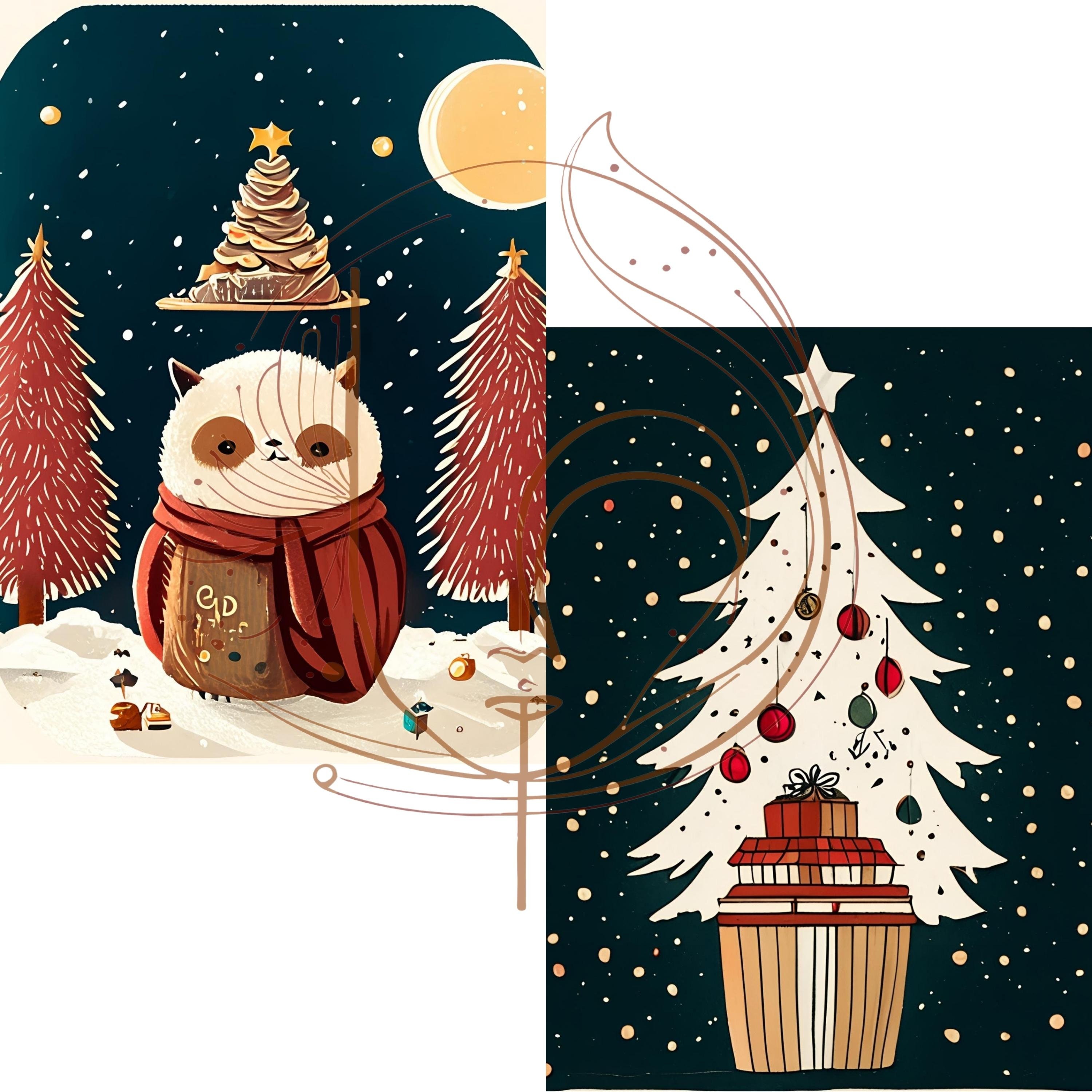 DIGITAL Christmas Cards Printable Christmas Cards Download Journal Digital christmas cards printable christmas cards download journal