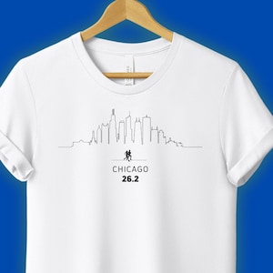 World marathoner t-shirt, running tee, 26.2 miles, accomplishment, runners high, gifts for runners, Chicago