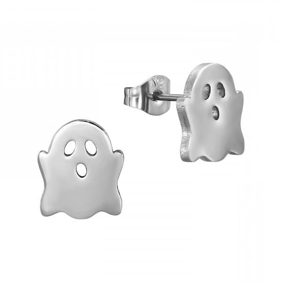Cute Ghost High Quality Surgical-Grade Steel Earrings Pair