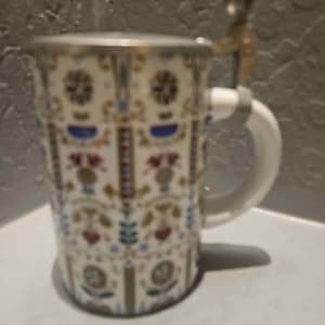 Vintage Bunter Bierkrug aus Deutschland