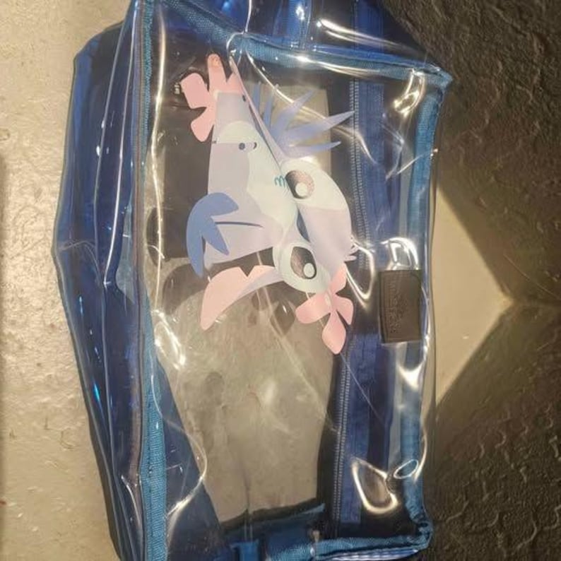 Clear Lilo and Stitch Clear Clutch bag with Tag image 1