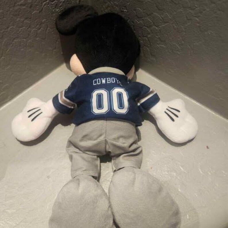 Disney Mickey Mouse Dallas Cowboys Plush Stuffed Animal 15" image 3