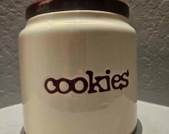 Thresholds aardewerk keramische koekjestrommel 7"