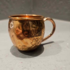 Morken Barware Hammered Copper Mini Mug Shot Glass - Etsy