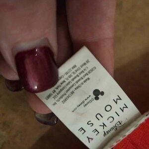 Mickey Mouse Disney vilten achterkant vinyl kerst rond tafelkleed 64" afbeelding 3