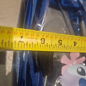 Clear Lilo and Stitch Clear Clutch bag with Tag image 6