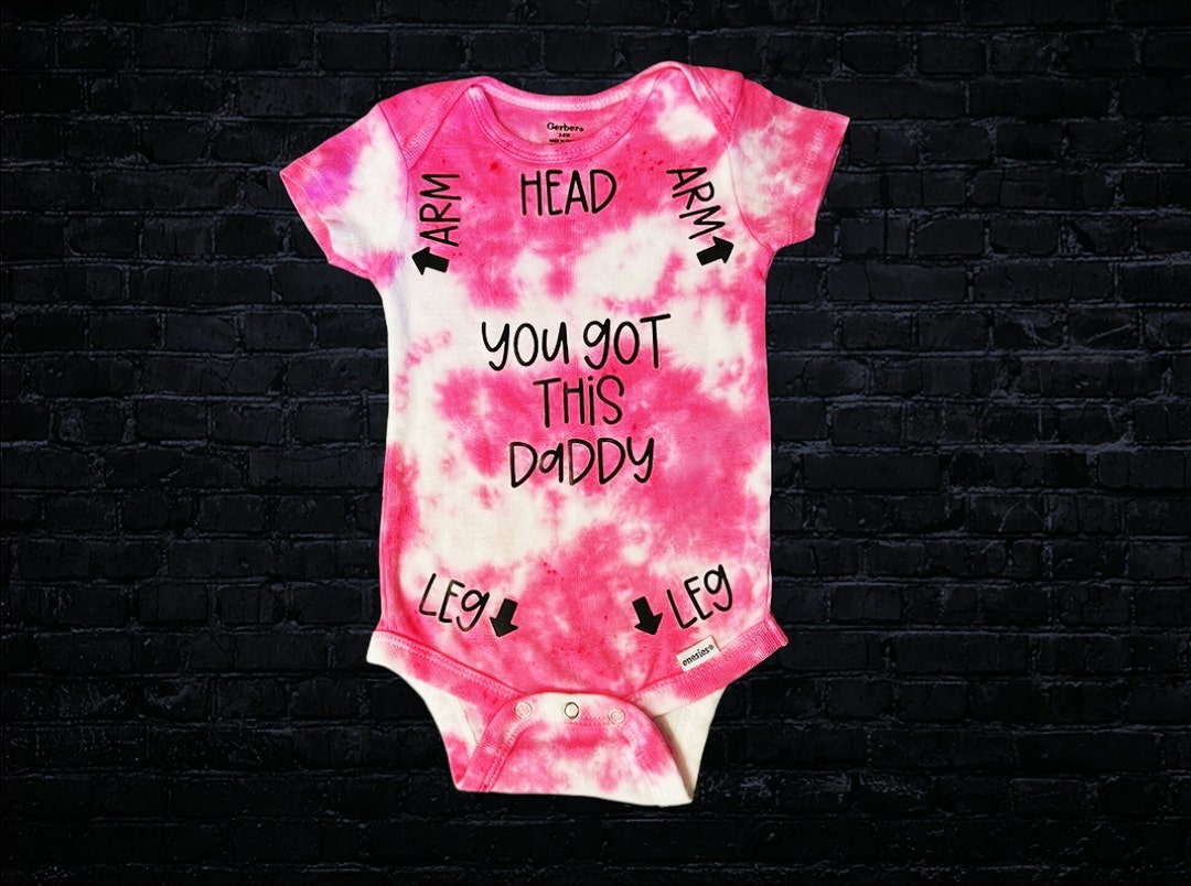 Instructions for Dad Onesie, Baby Onesie, Funny Baby Onesies, Funny