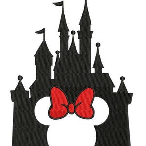 disney logo, minnie mouse, embroidery file dst, exp, jef, pes, u01, vp3, xxx