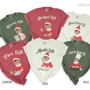 Christmas Accounting Shirt, Accountant Elf Shirt, Accounting Team Christmas Shirts, Gift for Accountant, Office Party, Christmas CPA Shirt