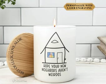 New House Candle, Personalized New Home Gift, Funny Housewarming Gift, New Apartment Gift, Moving Away Gift, New House Gift, First Home Gift